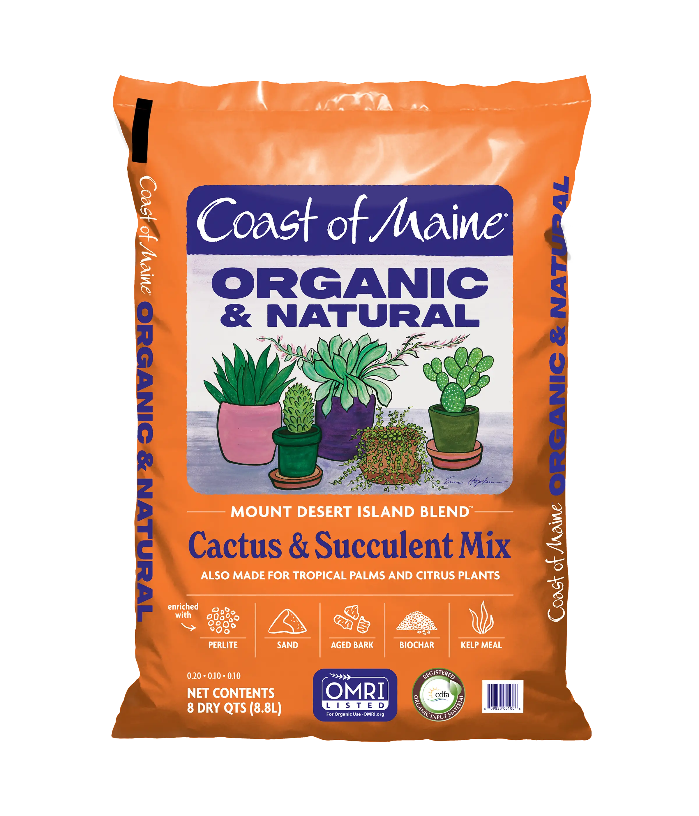 espoma organic potting mix ingredients Coast of Maine Mount Desert Island Organic Cactus & Succulent Soil Mix