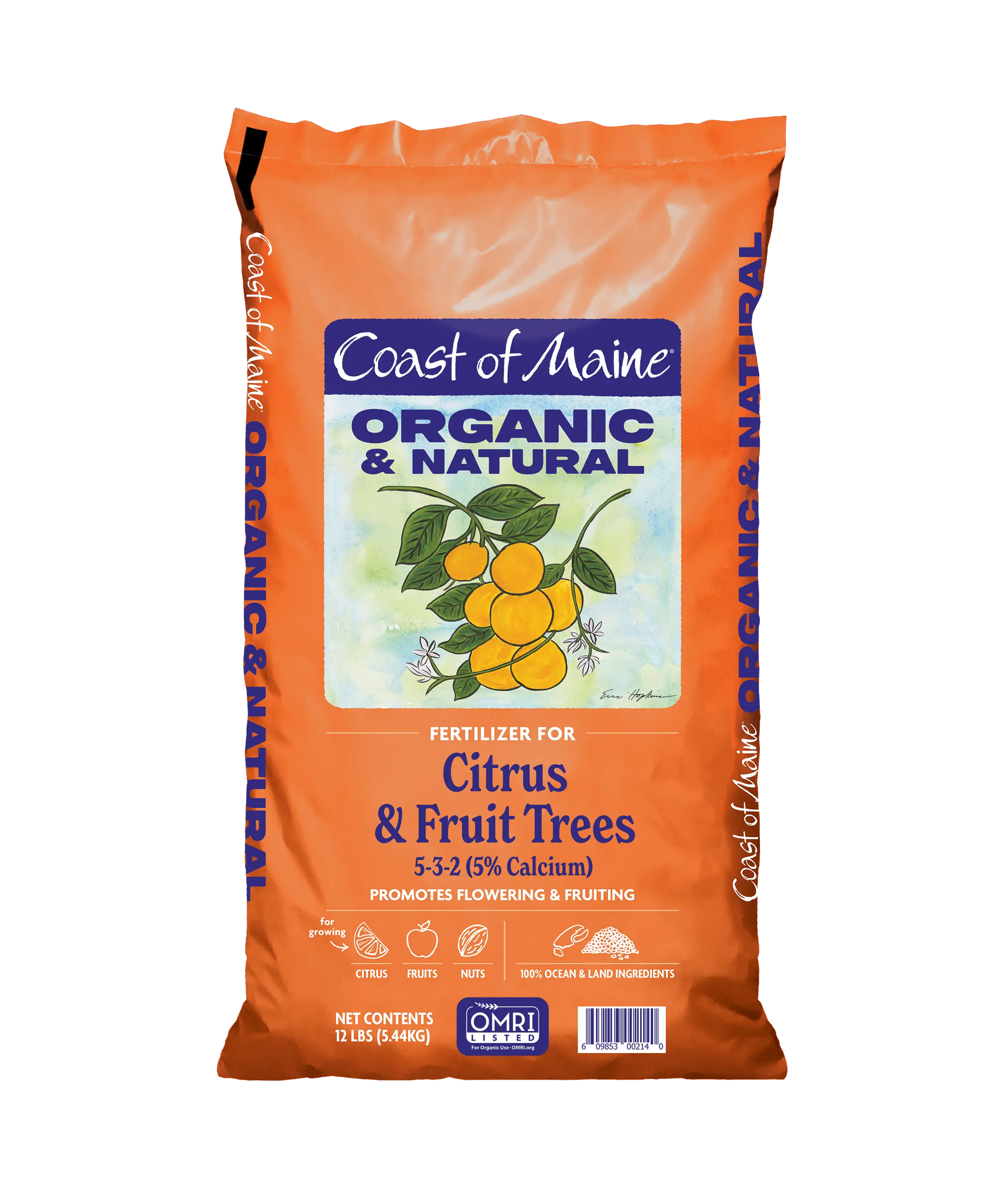 orange plant fertilizer Coast of Maine Citrus & Fruit Tree Fertilizer, 4 Lb