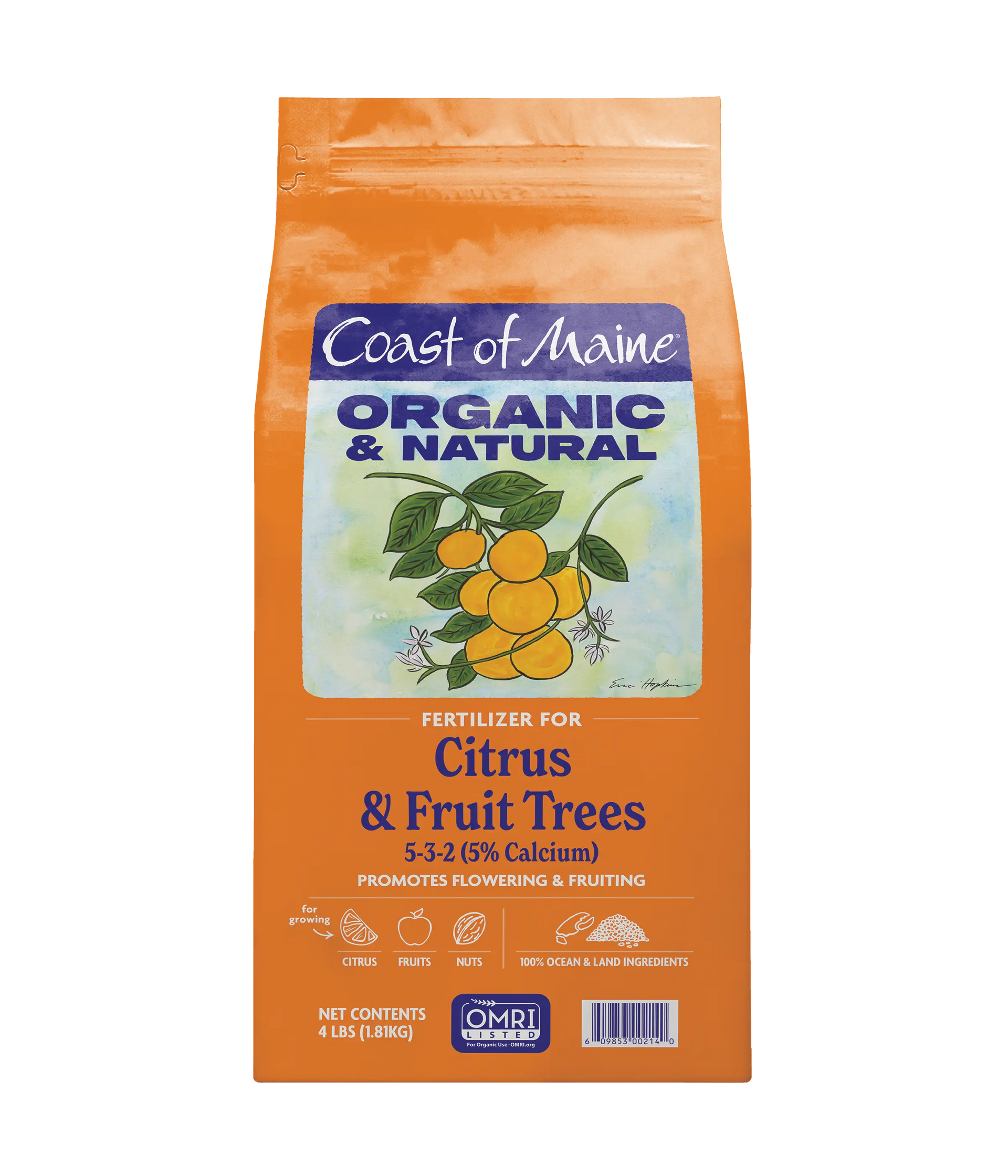 fertilizer for fruit plants Coast of Maine Citrus & Fruit Tree Fertilizer, 4 Lb