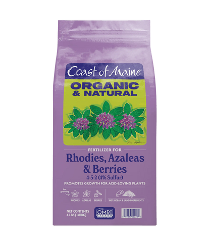 organic fertilizer for acid loving plants Fertilizer for Rhodies Azaleas & Berries – Coast of Maine Organic Products