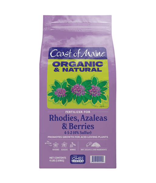 Fertilizer for Rhodies Azaleas & Berries – Coast of Maine Organic