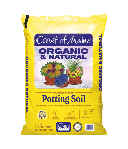 organic vegetable potting mix Coast of Maine Acadia Potting Soil, 20 Qt