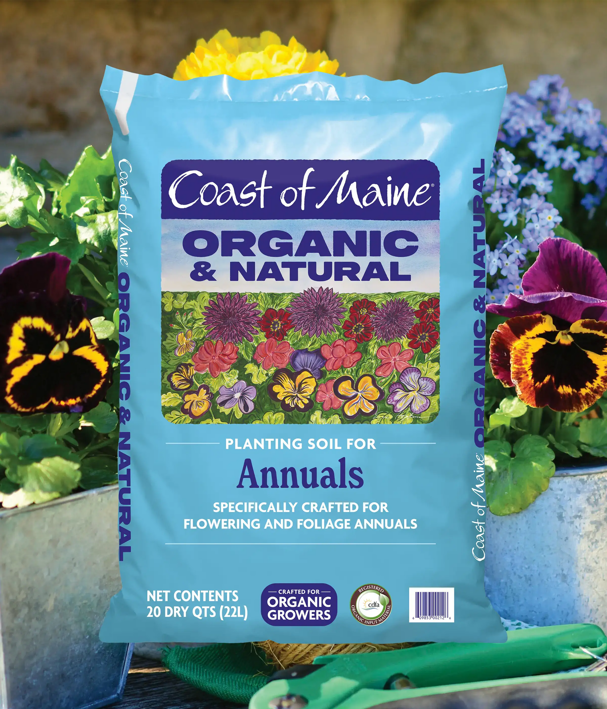 potting soil for flowering plants Planting Soil for Annuals – Coast of Maine Organic Products