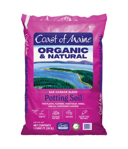 all natural potting mix Bar Harbor Blend Organic Potting Soil – 8 qt