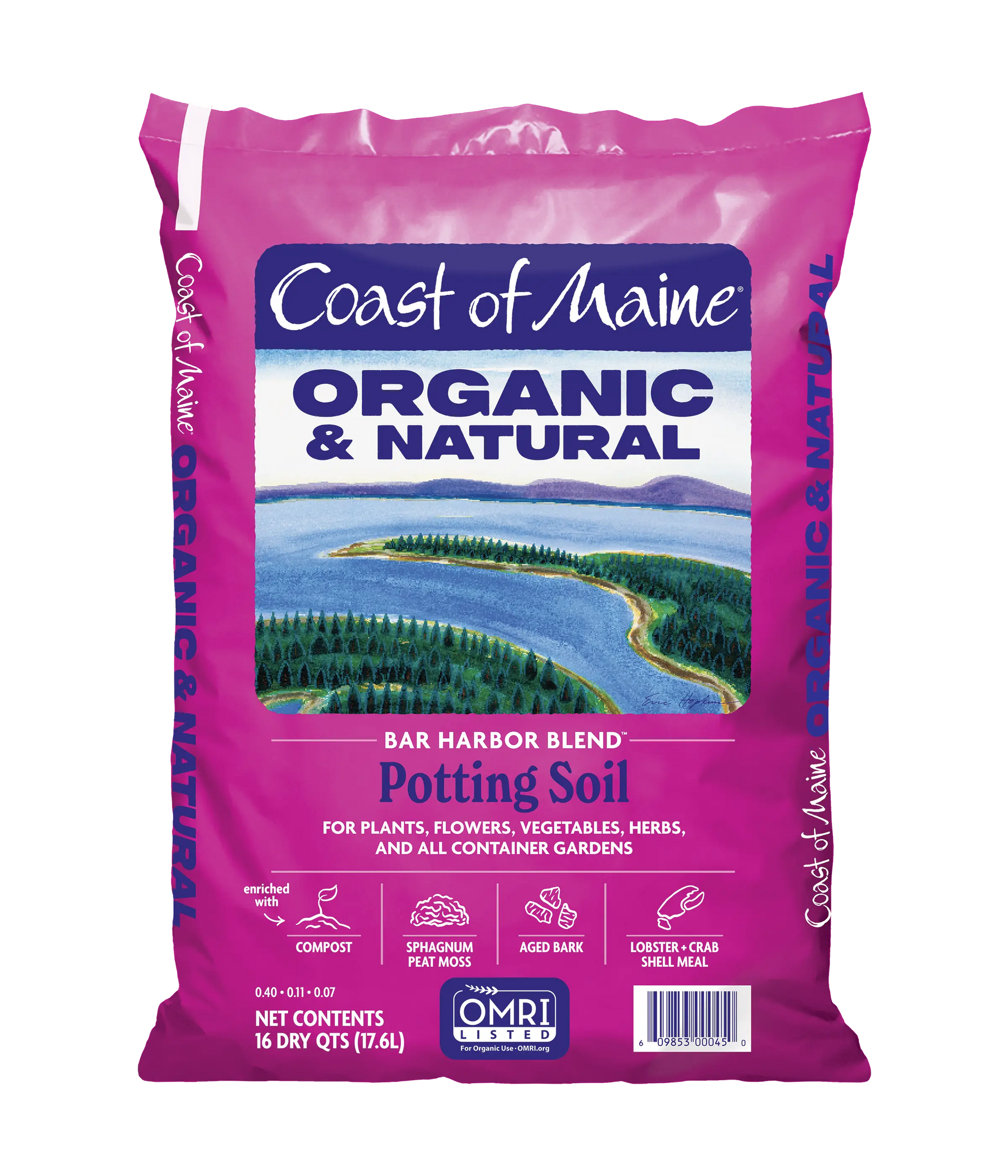 big value potting mix Bar Harbor Blend Organic Potting Soil – 8 qt