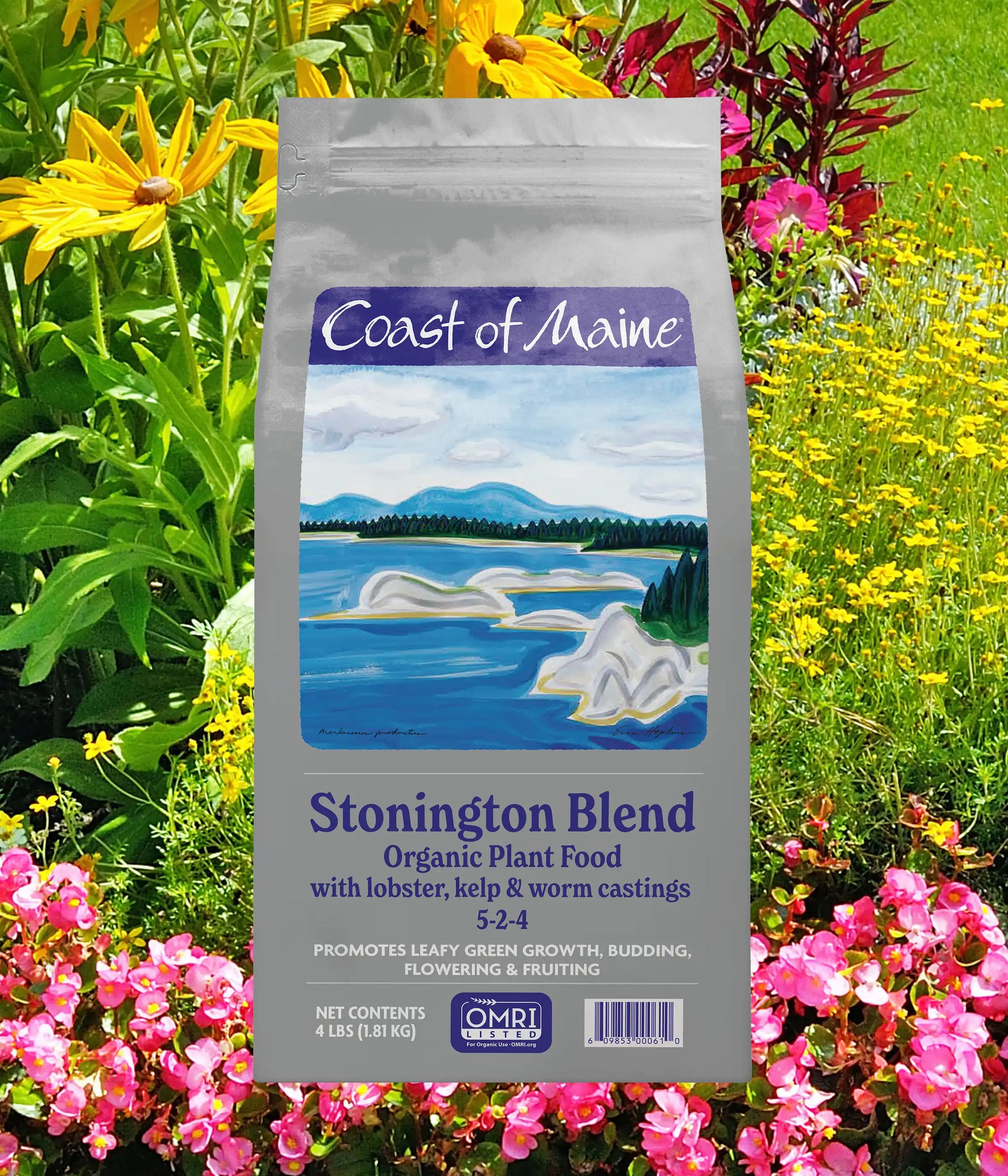 coast of maine stonington blend organic potting mix Coast of Maine Stonington Blend Organic Plant Food, 4 Lbs
