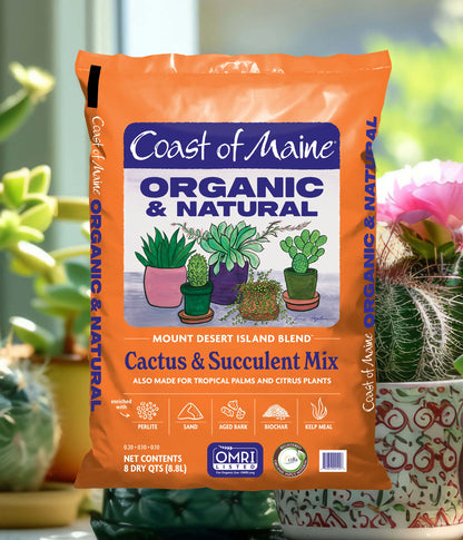 succulent plants soil mix Mount Desert Island Blend™ Organic Cactus & Succulent Mix – Coast of Maine Organic Products